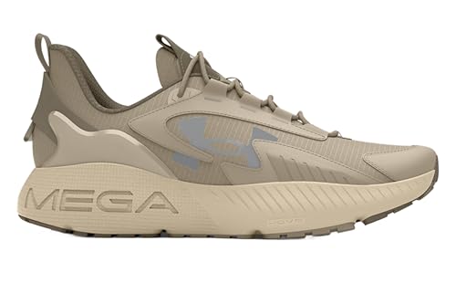Under Armour Men's UA HOVR Mega 2 MVMNT Sportstyle Shoes Athletic Sneakers (Timberwolf Taupe/Khaki Base/200, US Footwear Size System, Adult, Men, Numeric, Medium, 9)