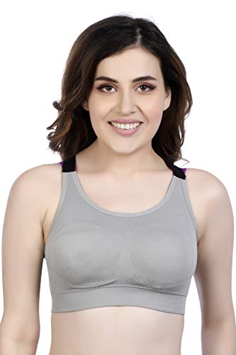 Image of Shoppy Villa Cotton Bra for Women, Sports Bras for Women, Yoga and Camisole Bra, Lighty Padded Cup with Full Coverage with Removable Pads