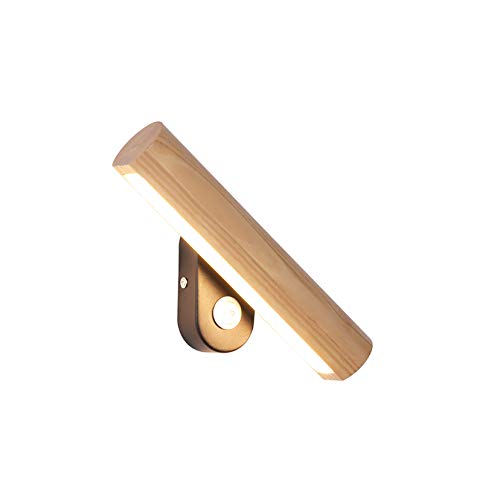 Lampe de chevet créative en bois pour illuminer votre coin lecture de salon