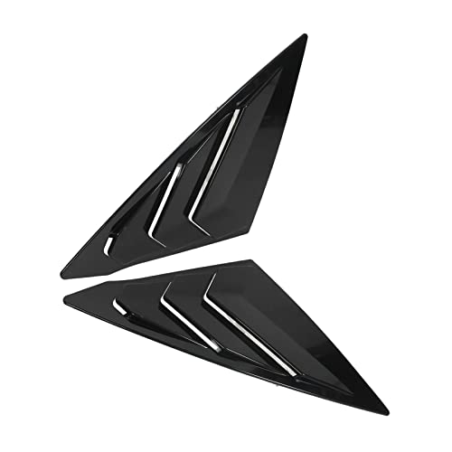 Kelawoly Rear Window Louver, ABS Material Side Window Cover, Enhance Style and Protect Windows for 11th Gen Sedan 2022