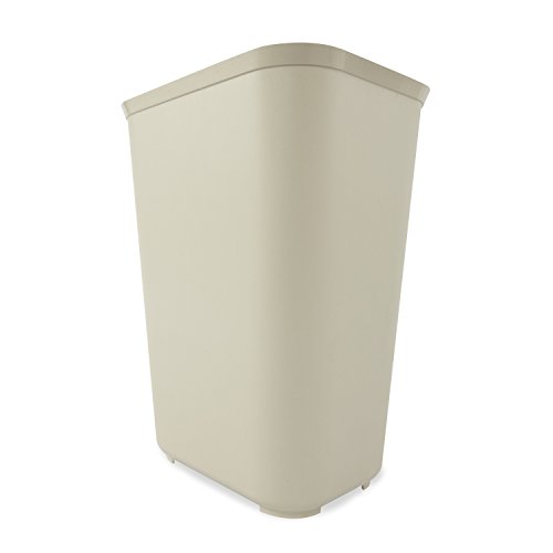 Image of Rubbermaid Commercial Products Fire Resistant Wastebasket 40 Qt /10 Gal Beige, for Hospitals /Schools /Hotels /Offices