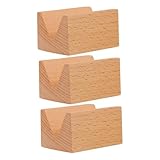 ノーブランド品 寿司タコスラック 木製サービングトレイ 再利用可能な寿司ディスプレイラック レストラン用タコスホルダー お手入れ簡単 3個セット