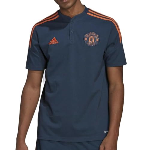 Adidas Manchester United Fußballtrikot blau Herren 2022, blau, S