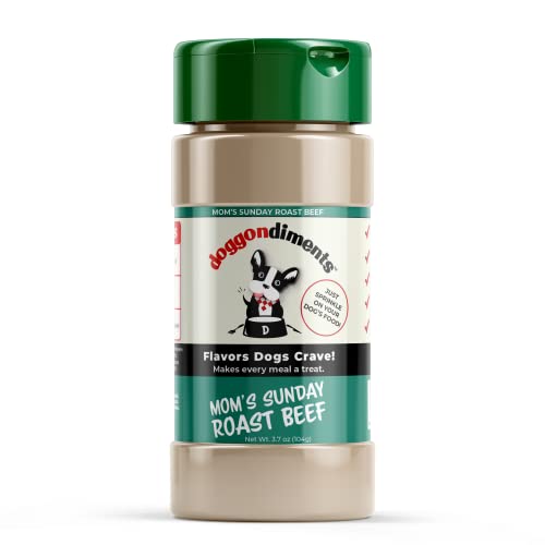 Doggondiments Mom's Sunday Roast Beef Dog Food Topper, Fun People ...
