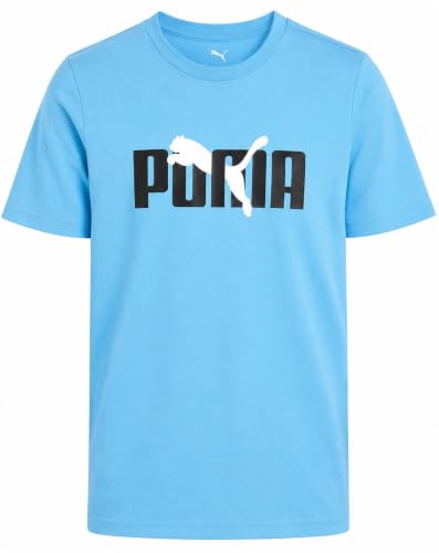 Image of PUMA Boys T-Shirts Athletic Crewneck Short Sleeve Tees (Sizes S-XL) | Soft Breathable Cotton Blend, Comfortable Casual Fit, Great for School, Play & Everyday Wear