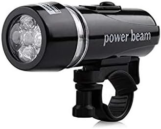 ZIGLY Bicycle 5 LED Power Beam Front Head Light Headlight Torch Lamp (Multicolour)