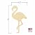 Flamingo Wood Cutout, Available in Multiple Sizes and Thicknesses (Medium 4.5" x 8" (Sold Individually), 1/8" Baltic Birch Plywood)