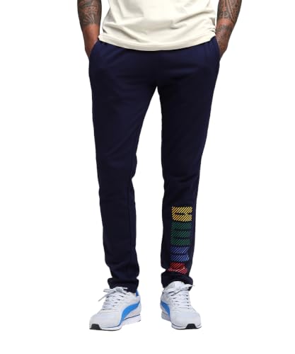 Image of Puma Men's Regular Fit Mid Rise Track Pant