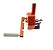 TIRUSS Greenhouse Hand Crank Winch, Sidewall Manual Crank Blower, Manual Rolling of Plastic Film Rollers for Greenhouse Top and Side Ventilation Openings