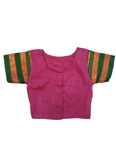 Image of BookMyCostume Maharashtrian Marathi Kasta Sari Lavani Dance Fancy Dress Costume for Girls 7-8 years
