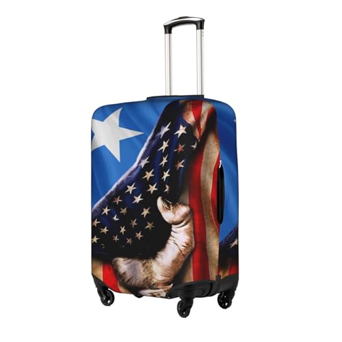 America And Somalia Somali Flag Travel Luggage Cover Washable Suitcase Case Suitcase Protector Fit Luggage Cover Small2