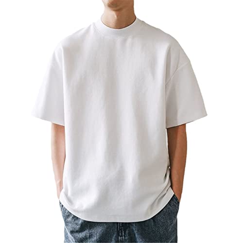 T-shirt d'été homme col rond anti-transpiration Kelsiop blanc taille M