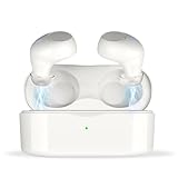 OTC Hearing Aids for Seniors Rechargeable ITE Hearing Amplifier，Noise Reduction Ear Aids, 32-Channel Digital Chip,4 Modes, 5 Volume Levels, 120Hrs Battery Life Earbuds for Hearing Loss Adults, Women, Men, Elder，white