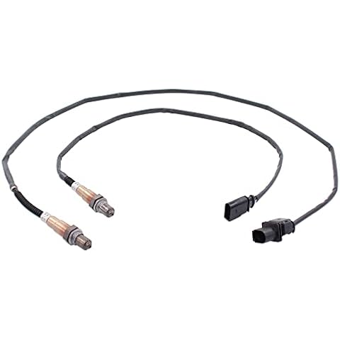 NewYall 2.5L Upstream and Downstream O2 Oxygen Sensor for Volkswagen Beetle/Passat 2012-2014 Golf 2010-2014 Jetta 2005-2014 Rabbit 2006-2009 Cover
