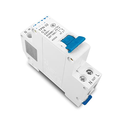 Interruptor de aire TPN 1P+N con corte magnético instantáneo de 32A 3