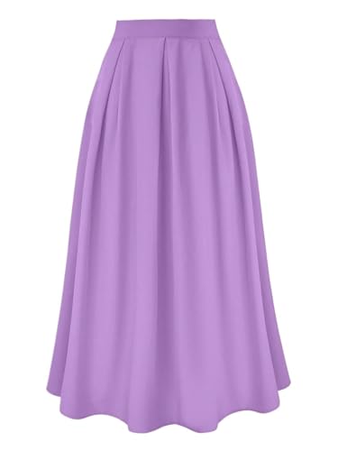 Women's Summer Elegant High-Waisted Pleated Skirt Spring Summer Maxi Going Out Outfits