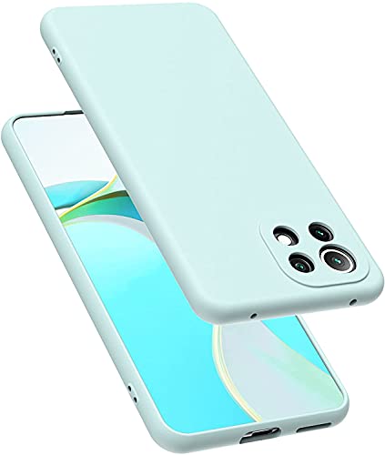 Funda protectora de gel de silicona TPU suave flexible mate ultra suave para Xiaomi Mi 11 LITE / M2101K9AG de 5G, color verde