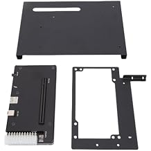 Gugxiom External Gpu Enclosure Fit for Thunderbolt 3 4 USB 4.0, PCIE 16X Slot Mini eGPU Enclosure ATX 24Pin Connector, Graphics Card Dock with ATX Bracket