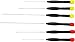 Performance Tool 1423 Extra Long Shaft Screwdriver Set with Swiveling Handle, 6-Piece