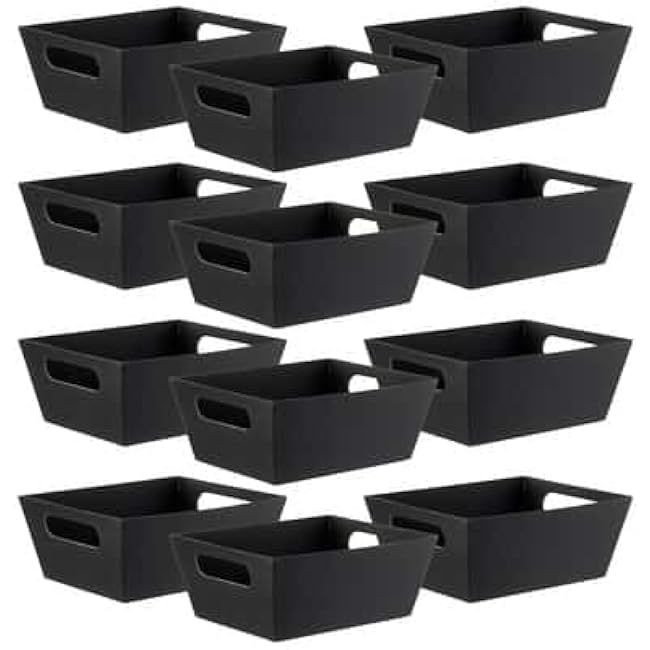 Celebrate It 12 Pack: Black Gift Basket with Handles
