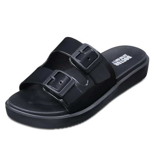 Image of DOCTOR EXTRA SOFT Women's Classic Cushion Sliders /Slippers with Adjustable Buckle Strap for Adult | Comfortable & LightWeight| Stylish & Anti-Skid|Waterproof & Everyday Flip Flops Ladies /Girls New-523