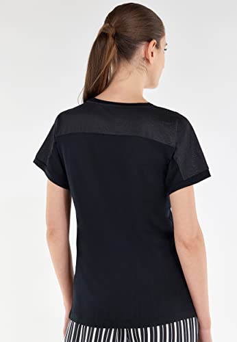 FREDDY - T-Shirt con Maniche a Kimono e Stampa