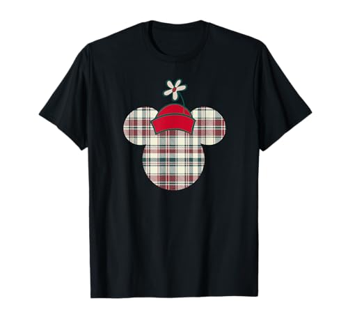 T-shirt Minnie Mouse de Noël haut confortable pour tenue festive coton