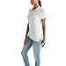 AEROPOSTALE Women's Aero Uniform Polo Short Sleeve Light Heather Grey