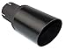 Produktbild Auspuffblende Endrohr NBL1-90-1*/60 schwarz matt rund abgeschrägt 90mm Auspuff Sportauspuff Optik Blende Edelstahl Anschluß 60mm