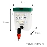 Küken Nager Hasen Kaninchen Hühner Geflügel Nippel Wasser Tränke Trinkflasche (500 ml) - 2