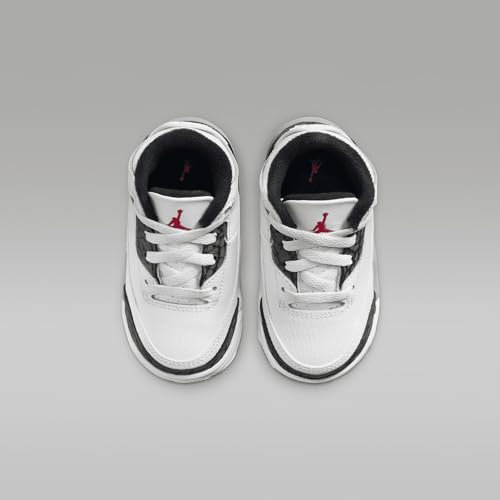 Jordan 3 Retro Baby/Toddler Shoes (DM0968-106, Summit White)4