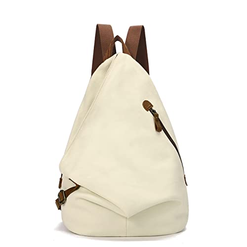 Mochila Vintage Canvas Grande para Senderismo y Viaje miniatura 1