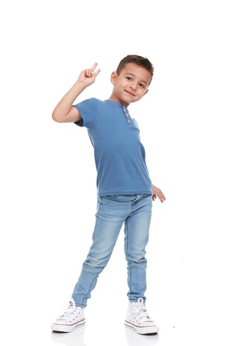 Cudlie 5-Pack Toddler/Baby Boy Short Sleeve Shirts - Premium Quality T-Shirt Tops4