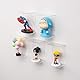 YFEEN 12 Stück Acryl Abstandshalter für Display, transparenter Ständer für Cupcakes, Funko Pop Figuren, Kosmetik, Sammlerstücke Display
