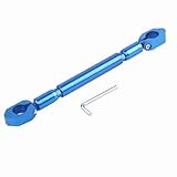 Hochfestes Aluminium-Motorrad-Leber-Stabilisator-Kreuzstange mit einstellbarer Montage (Blau)