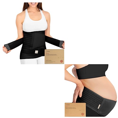 KeaBabies 3 in 1 Postpartum Belly Support Recovery Wrap and Pregn...