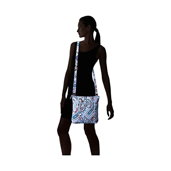 Vera Bradley Women's Cotton Hipster Crossbody Purse, Makani Paisley, One Size