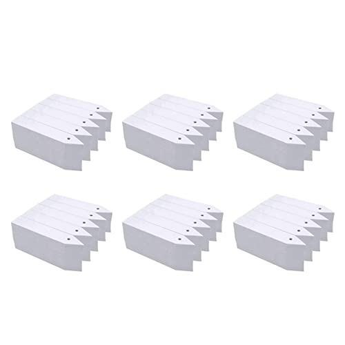 Étiquettes de jardin en plastique blanc contre l'oubli des variétés