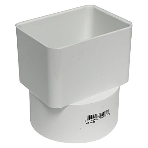 Canplas 414431BC PVC Sew 2X3X3 Down Spout Adaptor Cover
