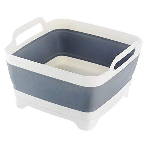 Lavabo Pieghevole Portatile Per Cucina, Bagno E Campeggio | Verde | Diametro 32 Cm