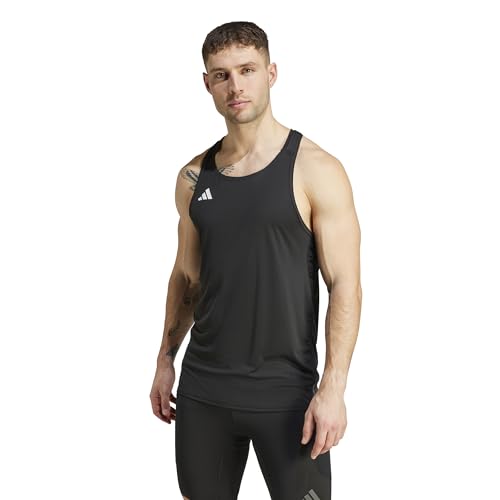 adidas Men's Adizero Essentials Running Singlet M black
