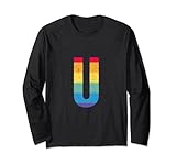Photo Gallery lettera u capitale alfabeto monogramma iniziale arcobaleno lettera u maglia a manica Photo Gallery lettera u capitale alfabeto monogramma iniziale arcobaleno lettera u maglia a manica