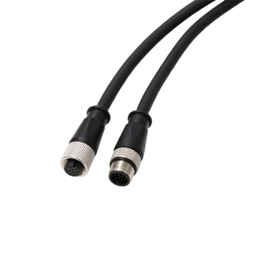 Cable de extensión Power IO M12 de 12 pines para solucionar distancias de cámaras de visión 2