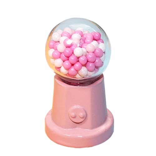 Small Candy Machine, Desk Candy Machine, Small Candy Dispenser, Cute Doll House Candy Machine Ornament and Vending Machine Sweets Cute Sweets Candy Storage Machine Gumball Machine for Car, Desk