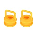 QQWD 2PCS Shift Cable Bushing, Automotive Gearbox Shift Link Cable Sleeve Fixing Buckle, 15276979 Shifter Linkage Bushing Repair Kit Compatible with Chevrolet Buick Cadillac GMC Jeep Ram Dodge(Orange)