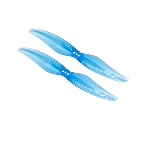 Hélice FPV 4024 à 2 pales bleues pour drone de 4 pouces avec arbre de 1,5 mm