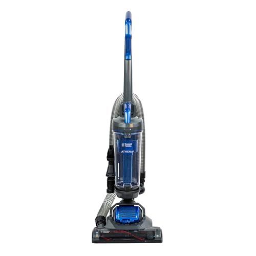 Russell Hobbs Athena2 Upright Vacuum, RHUV5101-AU, Triple Dust Lock Filtration System, 6m Power Cord, Lightweight, Motorised Swivel Floorhead, 2L Dust Bin
