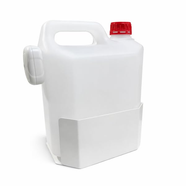 Soporte + Garrafa 10 L con avisador acústico para condensados | Kit instalación aire acondicionado
