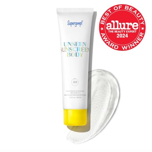 Supergoop! Unseen Sunscreen Body SPF 40 - Invisible Sun Protection - 3.4 fl oz - Weightless & Scentless - Water & Sweat Resistant - For All Skin Types - Image 3