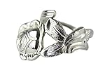  Rosenblüte Besteckschmuck Ring, ca. 64 (20,5) Ring aus Besteck